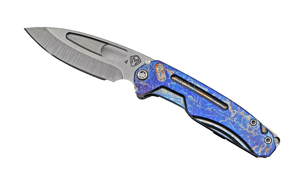 Clip Point Titanium Handle Collectible Modern Pocketknives Folding Knives