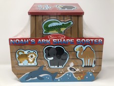 melissa and doug noah's ark shape sorter