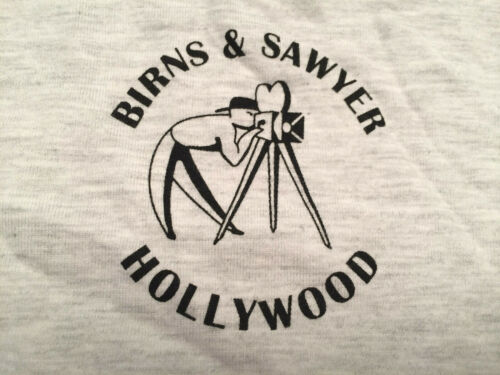 VINTAGE "BIRNS & SAWYER HOLLYWOOD" CAMERA RENTALS, T-SHIRT ARRI-CAM MITCHELL-CAM - Picture 2 of 12