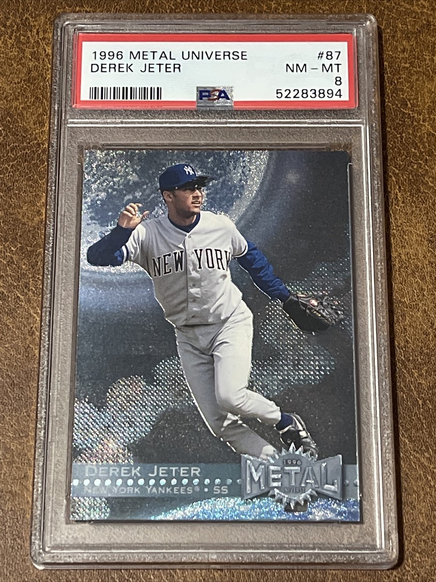 小物 Jeter PSA 8 NM-MT DEREK JETER 1996 METAL UNIVERSE BASEBALL #87 RC
