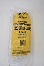 Onguard Disposable Natural Rubber Overshoe Extra Large Size Yellow 97591XL00