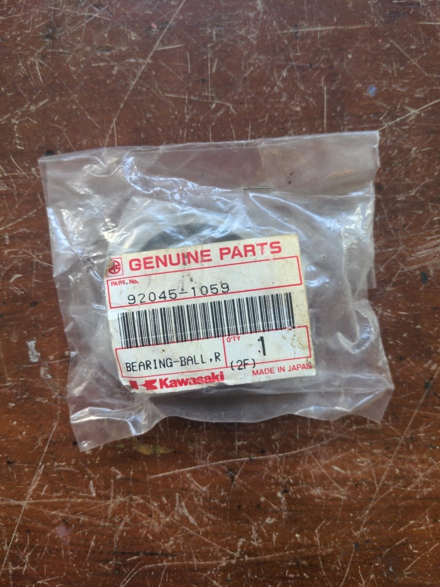 KAWASAKI OEM BALL BEARING 92045 - 1059 KX 60 65 80 85 100 112 NOS