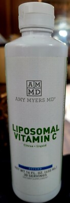 NEW Amy Myers MD Liposomal Vitamin C Citrus Liquid Defend 16 Fl Oz 30 Servings