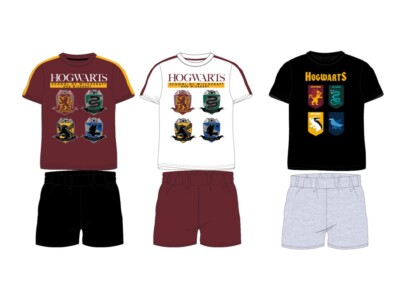 Harry Potter Shorty Pyjama kurzer Schlafanzug Jungen Hogwarts