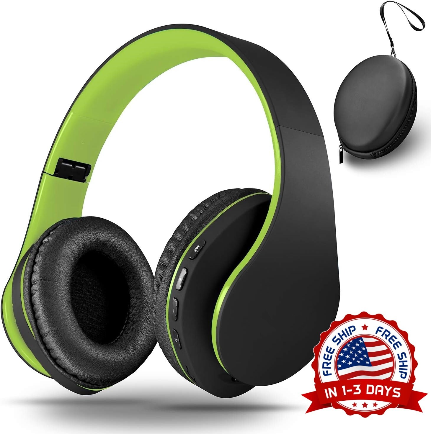 Auriculares Supraaurales Con Micrófono&comma; Ligeros&comma; Plegables&comma;Graves Estéreo&period; NUEVO
