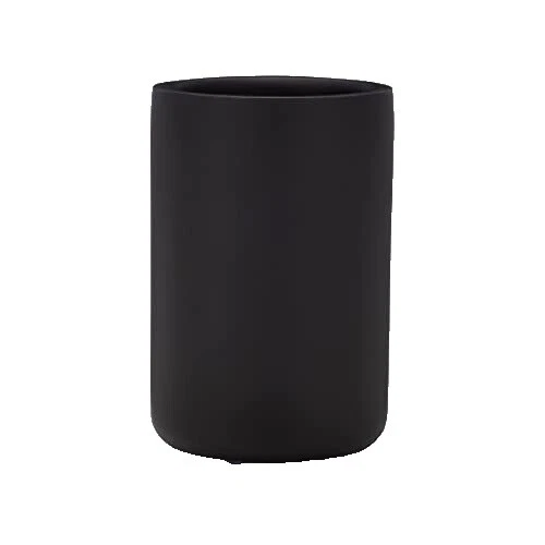 Porta vasos de Baño Negro De Resina