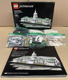 LEGO Architecture 21030 United States Capitol Building 1032 Pieces With Box