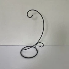 Ornament Display Stand Iron Hanging Stand Ornament Hanger Glass 9”