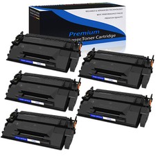 5 PK Black CF226X 26X Laser High Yield Toner for HP LaserJet Pro MFP M426 M402