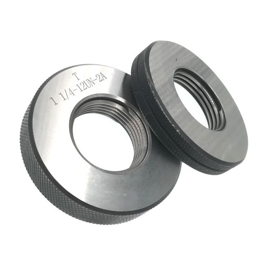 Thread Ring Gage 1" 1/4-12 UN 2A Threaded Ring Gauge GO NOGO 1 1/4-12 UN Gages - Picture 2 of 5