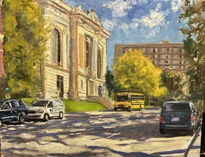 Grand Rapids Public Library - Original Oil Painting