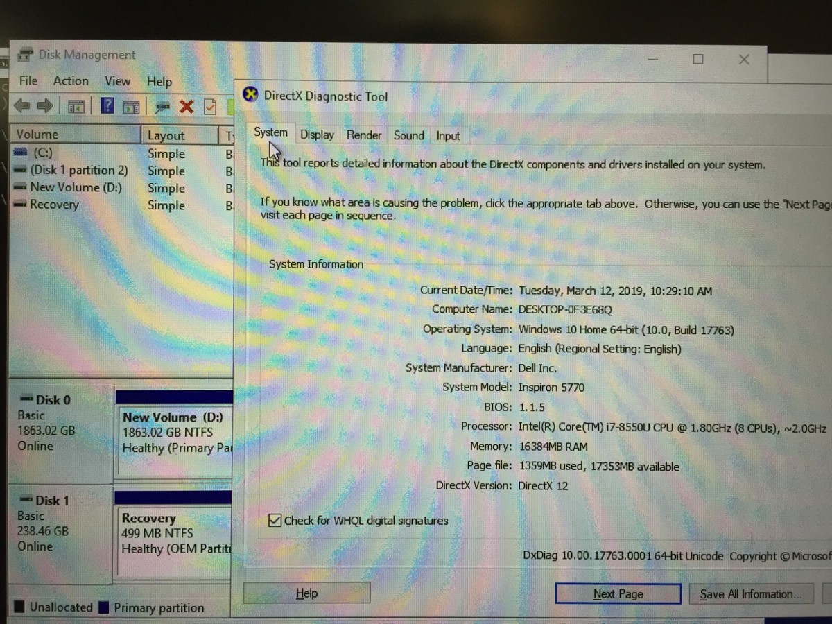 Dell inspiron 5770 17.3 Dell inspiron 5770 17.3