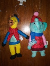 Target Wondershop Giraffe , Elephant Ornaments 5.5" Boiled Felt