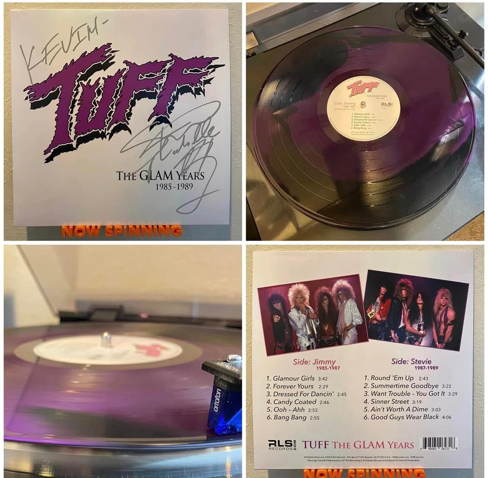 TUFF "The Glam Years 1985-1989" 12" Vinyl Record, Full Color Insert NEW Reissue Foto 2 de 4
