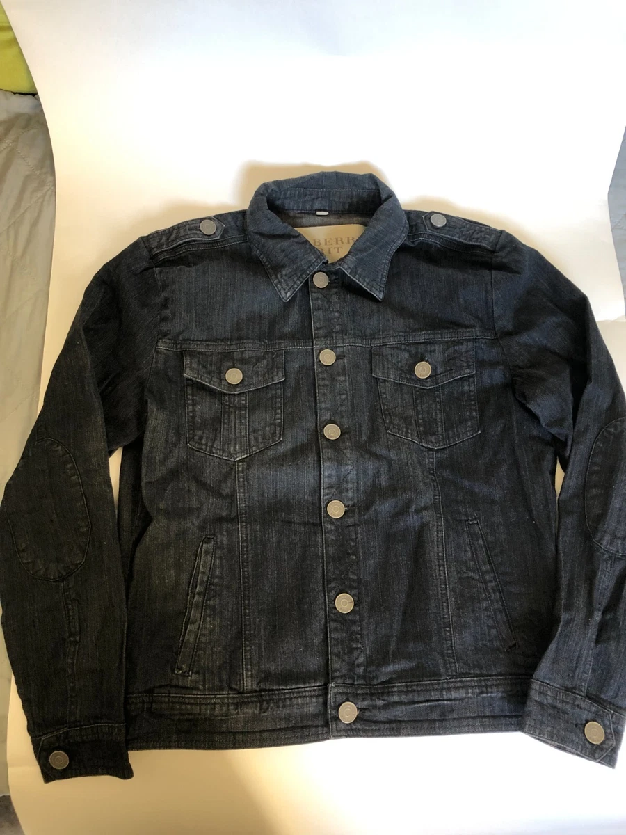 Vintage burberry denim clearance jacket