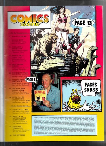 Comics Szene Magazin 27 1992 Spawn STARLIN Batman Returns ADAMS McFarlane - Bild 2 von 8