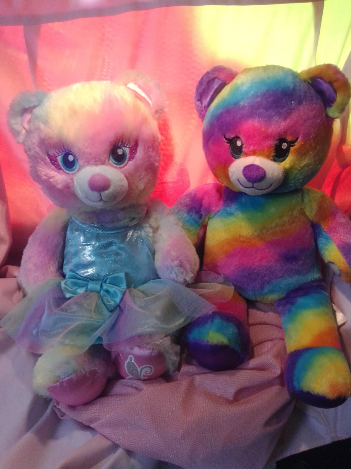Pair Of Musical Build-A-Bear Teddy Bears