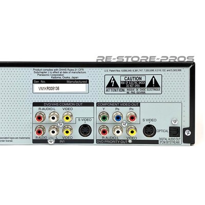 Panasonic VHS.DVDプレーヤー dmr-e150v Amazon | パナソニック 80GB DVDレコーダー VHSビデオ一体型