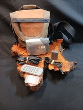 Canon ZR830 Mini-DV Tape SD Camcorder Silver w/ 2 Battery, SD,Remote. READ  