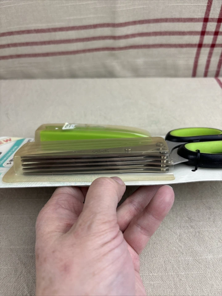 Jarden Ball 5 Blade Kitchen Herb Shears Scissors Cover Stainless Steel NIP - Image 4 of 4