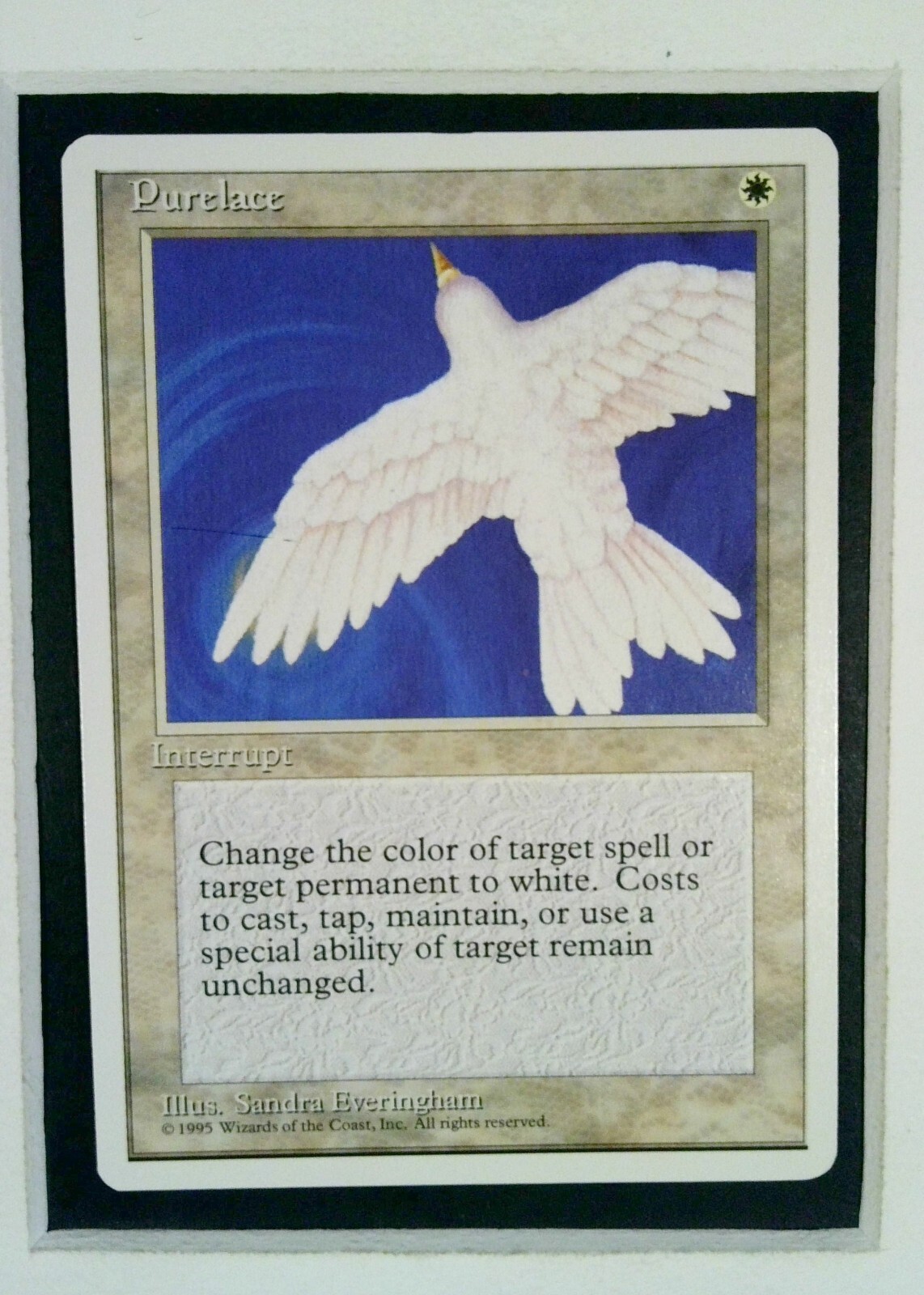 Purelace Rare 4th Edition 1995 Magic The Gathering MTG HP