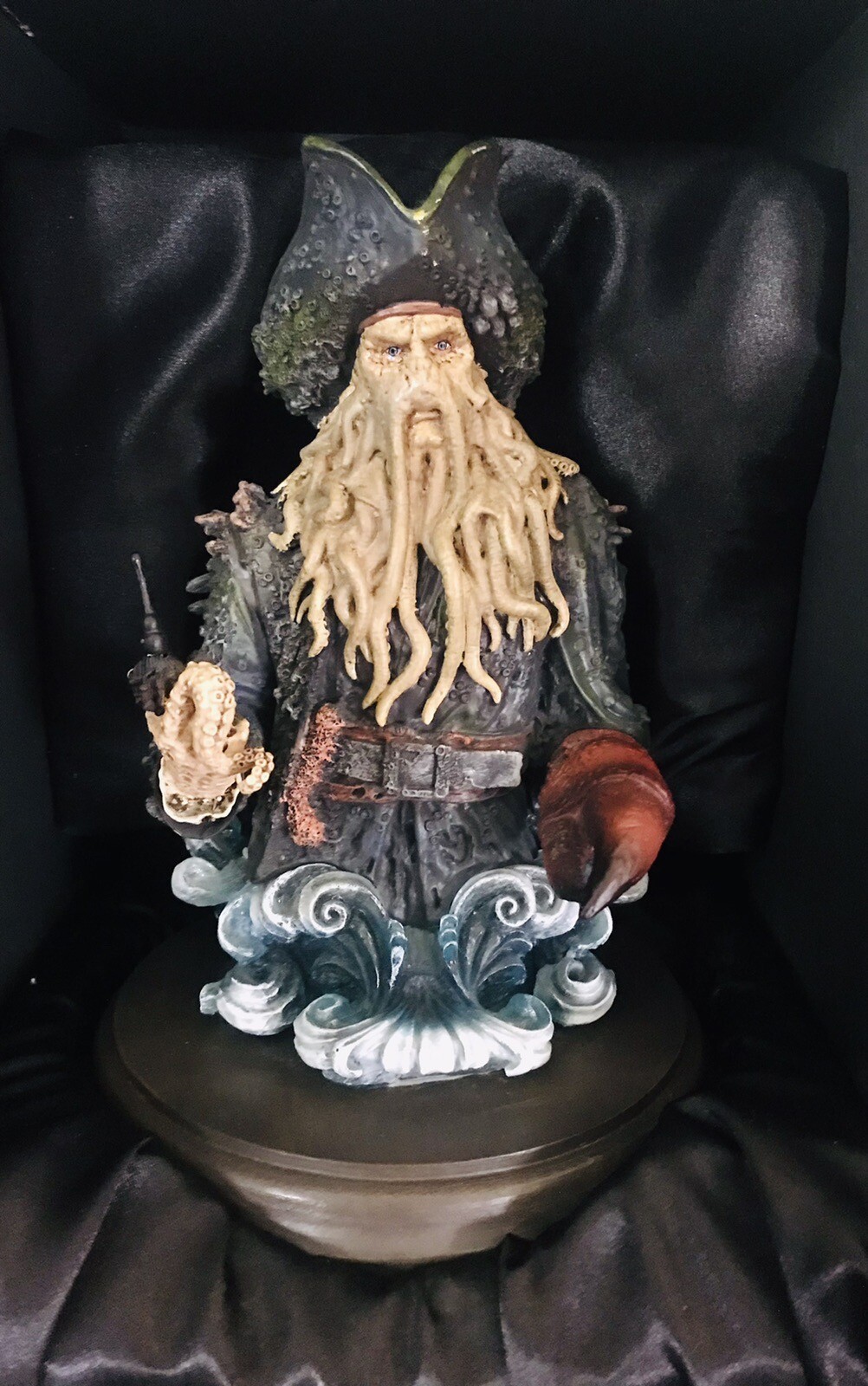 Pirates of the Caribbean Davy Jones Bust Disney Limited Edition w/ Original Box