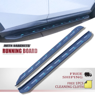 Running Boards fit Audi Q7 2017-2024 Side Step Nerf Bars Protector w/brackets