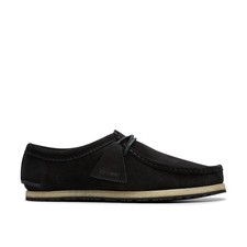 Clarks Originals Mens Godney Lace Black Suede Casual Shoes