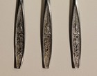 Rose Cotillion Ekco Eterna Stainless Steel 2 Salad Forks 1 Butter Knife Vintage — photo 4