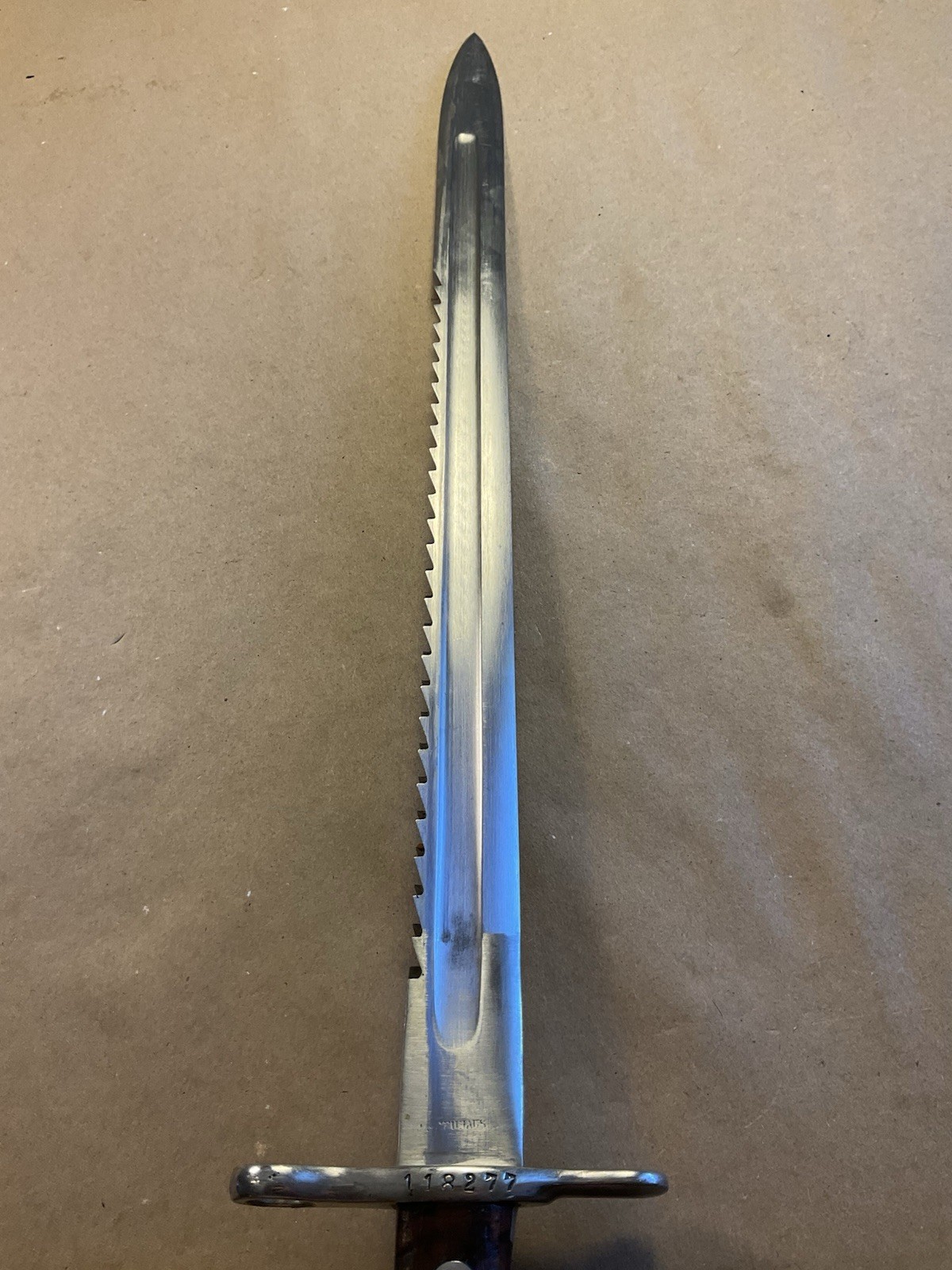 Swiss M1906 Schmidt Rubin Sawback Bayonet 