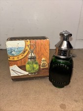 Rare Vintage Avon Ships Wale Oil Lantern Blue Blazer Aftershave Lotion Men&rsquo;s Box