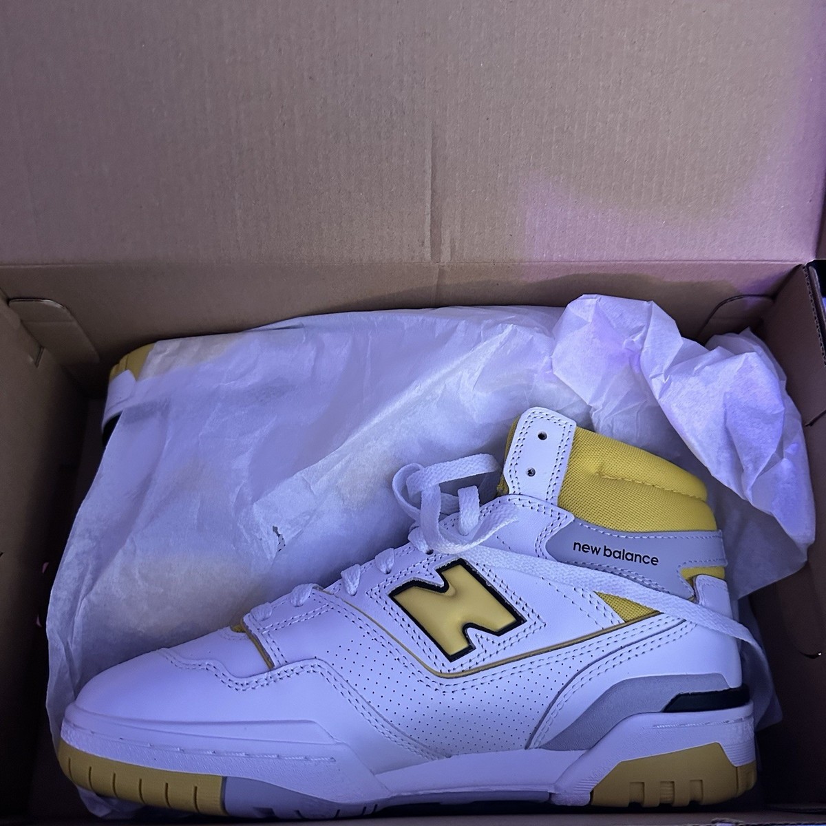 Men's New Balance 650R White Honeycomb BB650RCG Basketball | eBay