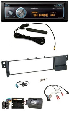 Pioneer CD USB Bluetooth DAB Steering Wheel Car Stereo for BMW 3 Series E46 2001-2007 Quadloc