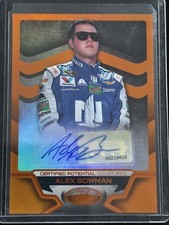 2016 Certified Racing Alex Bowman Certified Potential Orange Autograph 29/49