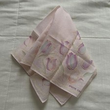 Pink tulip floral cotton bandana 0567