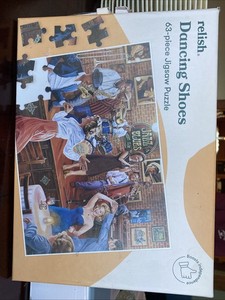 Relish 63 Pc Jigsaw Puzzle Good For Dementia Adults Put Together In Box!