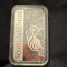 Scottsdale Mint 1 oz .999 Fine Silver Bar 1 Troy oz .999 Silver Bullion