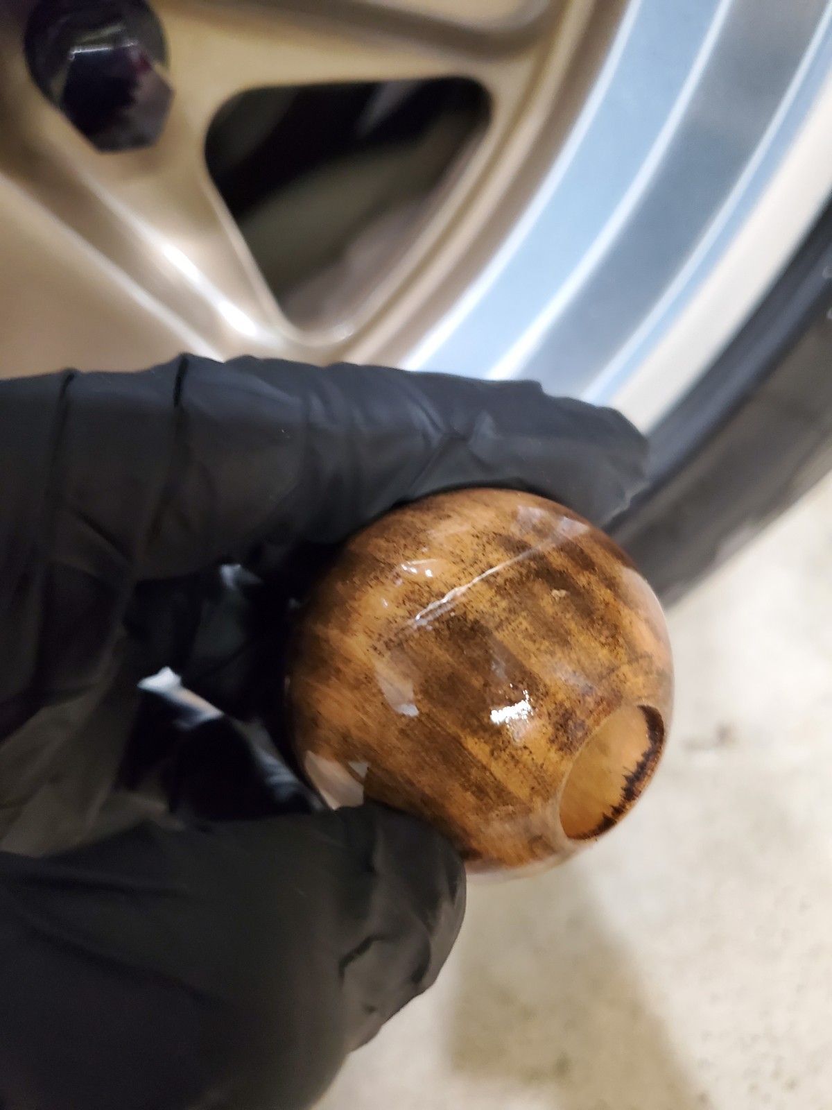 Porsche 917 Style Shift Knob - Wood Classic  Custom Small Batch For 911sc