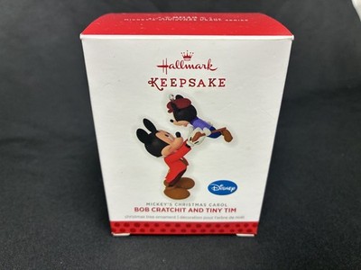 Hallmark Keepsake Bob Cratchit & Tiny Tim Mickey's Christmas Carol Ornament 2013