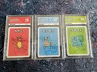 Old Maid Charmander , Squirtle , Bulbasaur Pokemon Centre ACE 10 Sequential