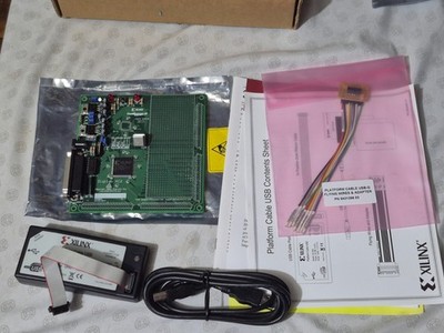 XILINX  Platform Cable USB DLC9G serial UHG-18210 w/ CoolRunner II Digilab XC2