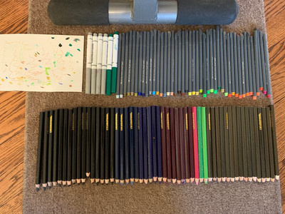 childrens fine line coloring pens and coloring pencils