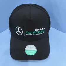 Gorra de béisbol transpirable informal negra ajustable Mercedes-Benz × PUMA