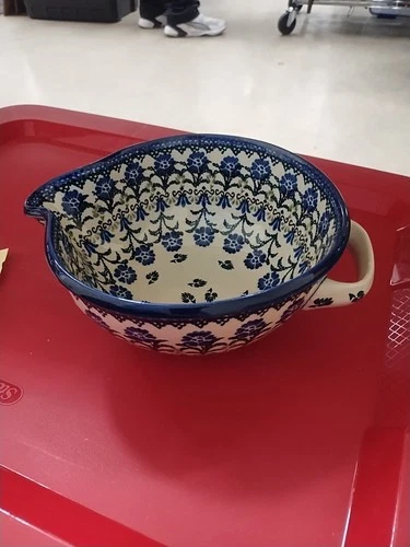 Polish Pottery Mixing Bowl