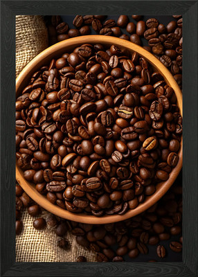 Coffee Time Coffee Shop gerahmtes Wandbild Poster Leinwanddruck Bild