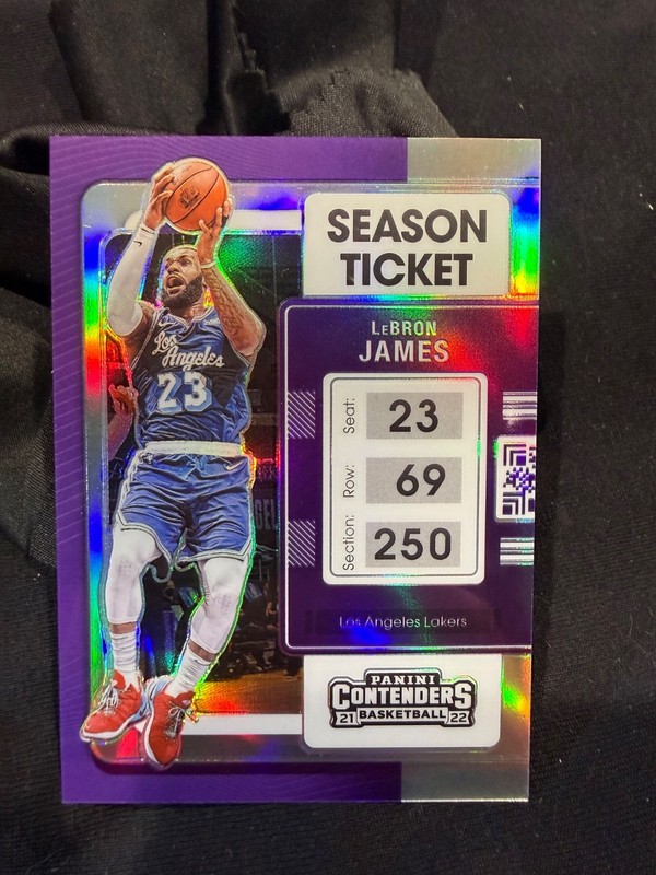2021-22 Contenders Season Ticket Premium Prizm Holo Variation #62