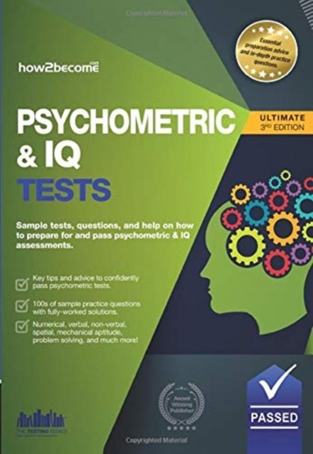 Psychometric & IQ Tests by How2Become (Paperback Book)