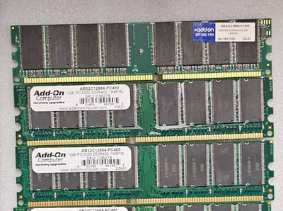 Addon 1 GB DIMM 400 MHz DDR Memory (AA32C12864-PC400) (AB3C12864-PC400)