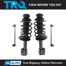 TRQ Front Complete Loaded Strut Spring Assembly Sway Bar Link Set 4pc for Prius
