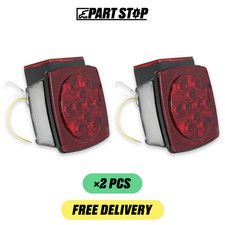 2-Pack Right Tail Light Kit for Universal Trailers Under 80" Wide, Stop